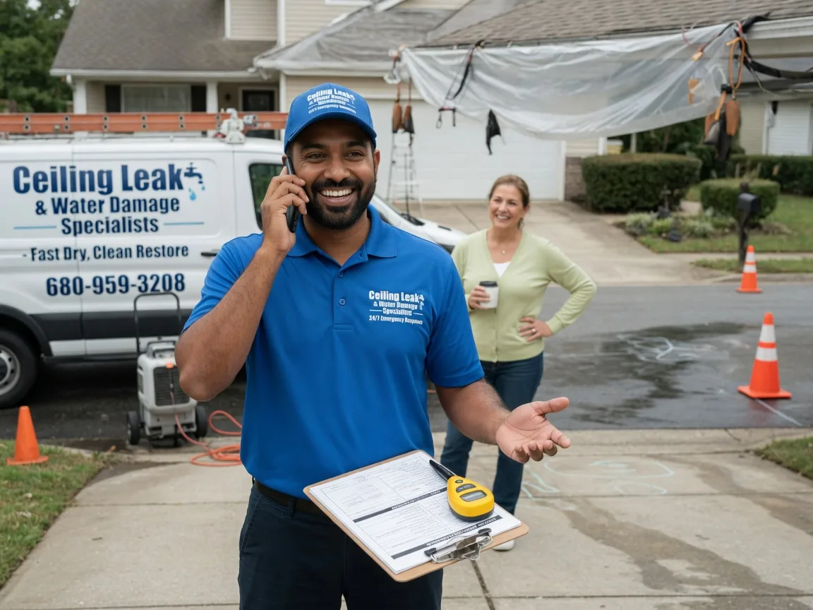 Ceiling Leak Cleanup Dix, NE FAQs